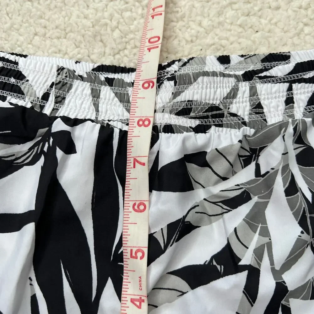 Old Navy Active Go Dry Black White Print Running Shorts XL 14
